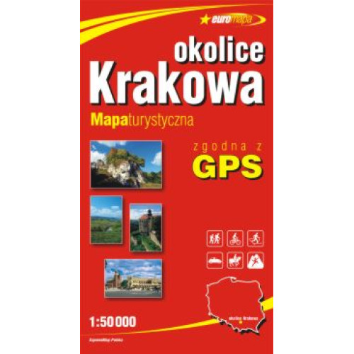 Окрестности Кракова, масштаб 1 : 50 000