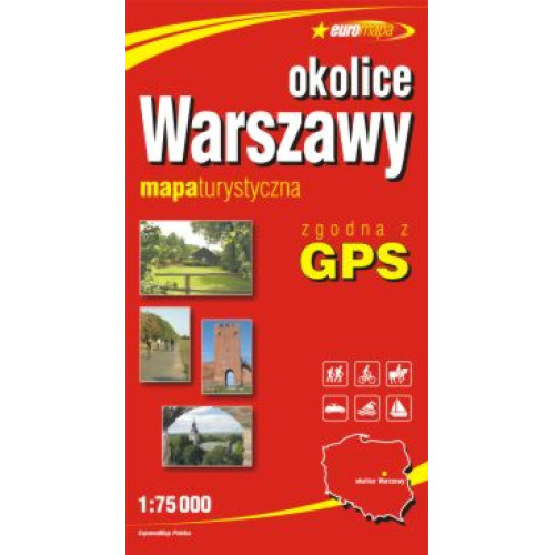 Окрестности Варшавы, масштаб 1 : 75 000