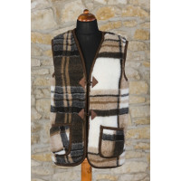 Klasiskā veste no aitas vilnas