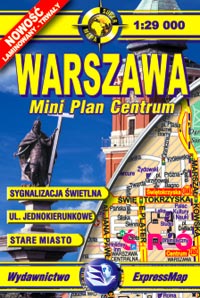 Varšavas mini karte 1 : 29 000